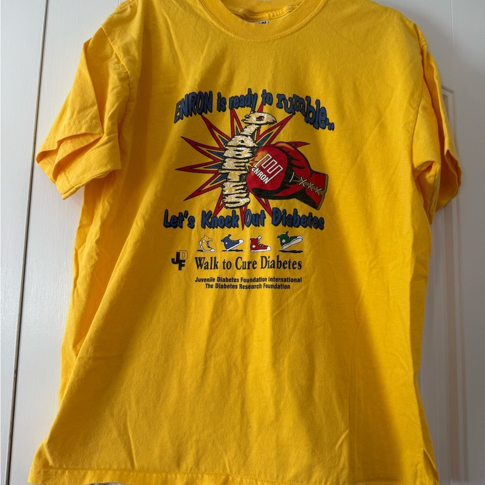 Vintage Enron Graphic T-Shirt